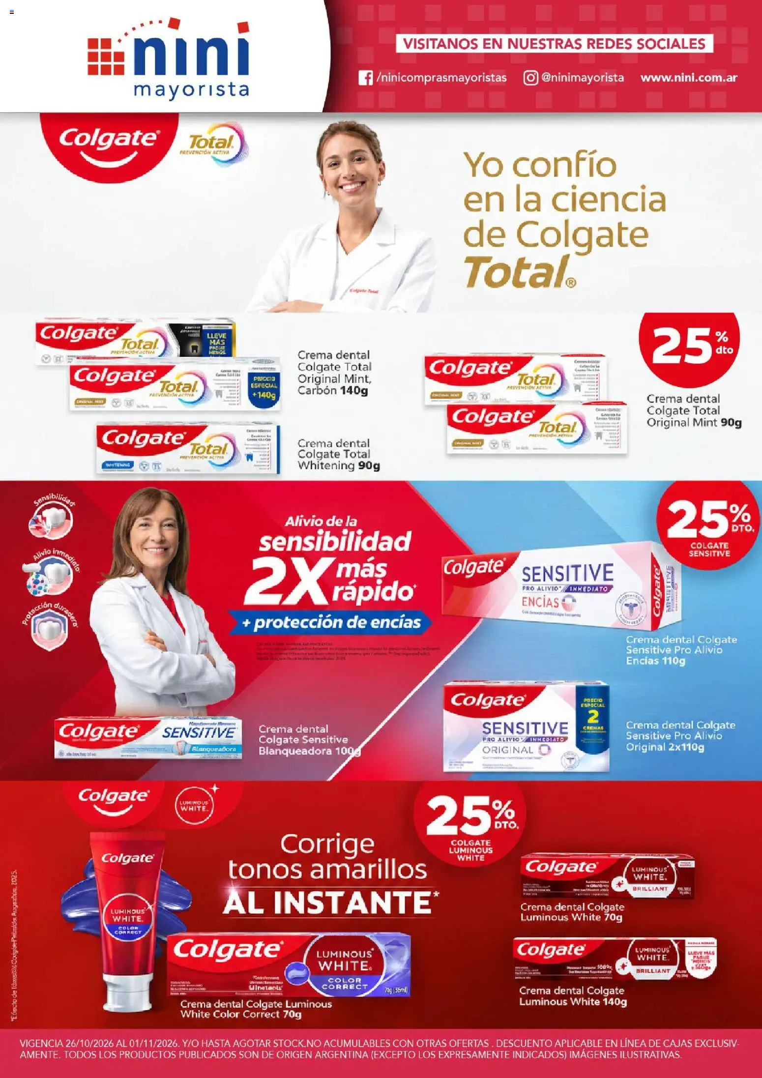 Revista de ofertas NINI Mayorista - Página 4 - Ofertas válidas hasta el 1 de noviembre de 2026