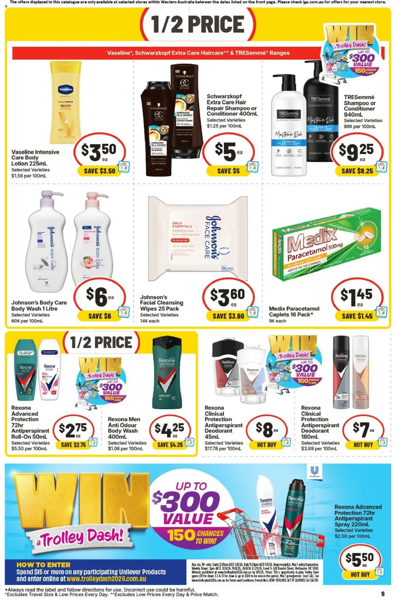 IGA catalogue - valid from 19/08/2026 | Page: 9 | Products: Lotion, Body lotion, Coconut, Vaseline