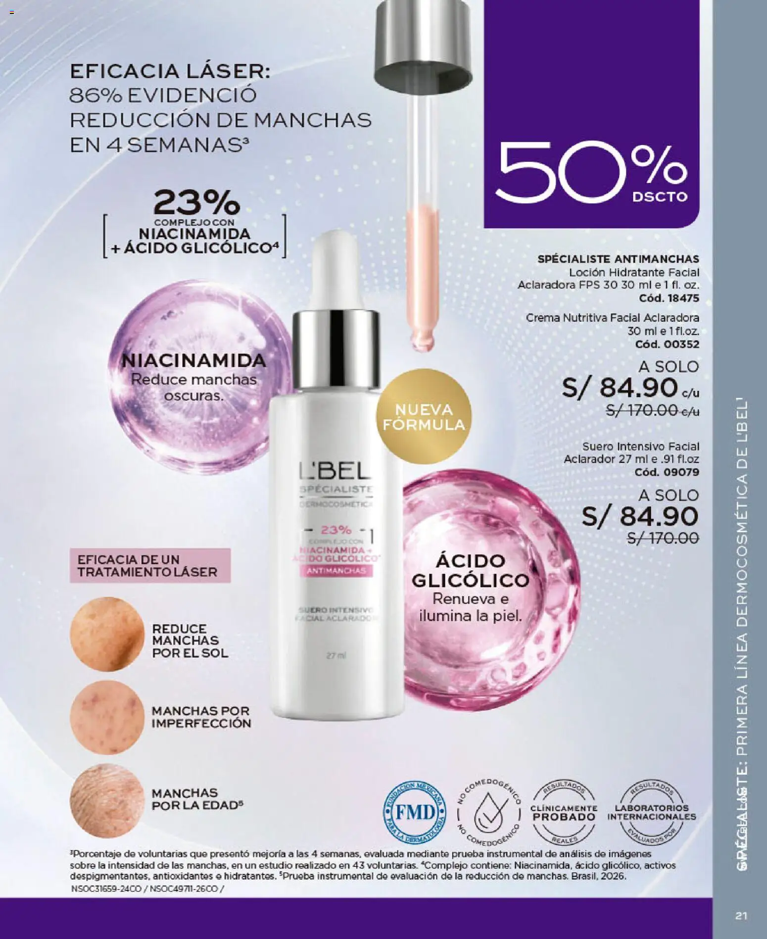 Catálogo L'Bel válido desde 09/09/2026 | Página: 21 | Productos: Crema