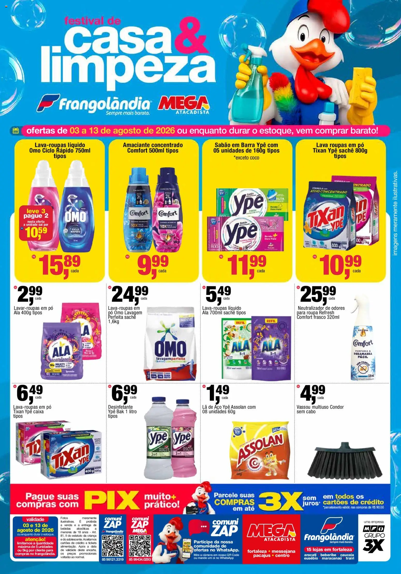 Frangolândia Folheto - válido de 03/08/2026 | Página: 2 | Produtos: Coco, Pó, Caixa, Câmera
