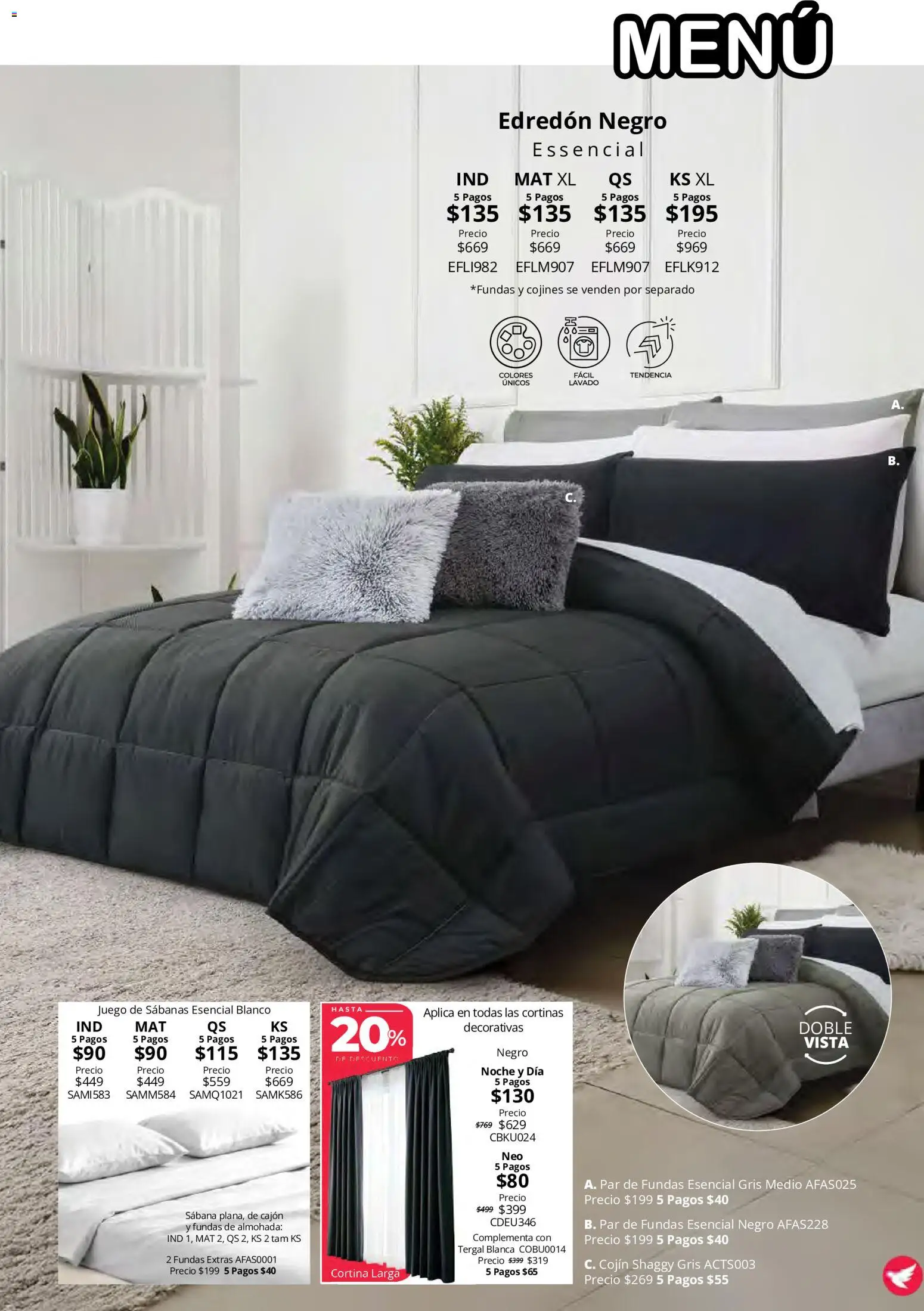 Nuevas ofertas de Colchas Concord válidas en toda la República Mexicana desde el 15/10/2026. ¡Encuentra las mejores ofertas en Colchas Concord catálogo! | Página: 23