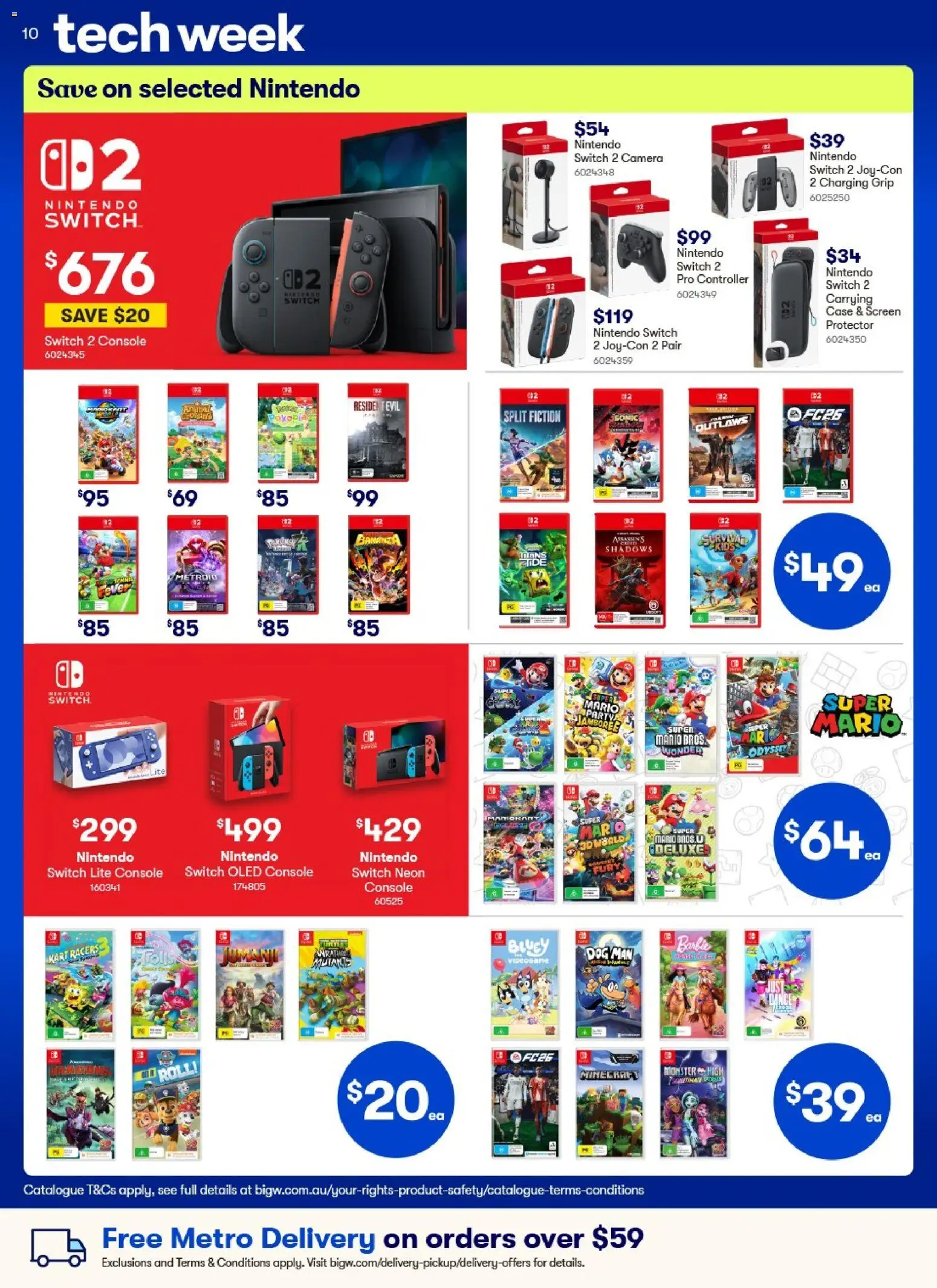 Big W catalogue - valid from 12.03.2026 | Page: 10 | Products: Controller, Camera, Case, Screen
