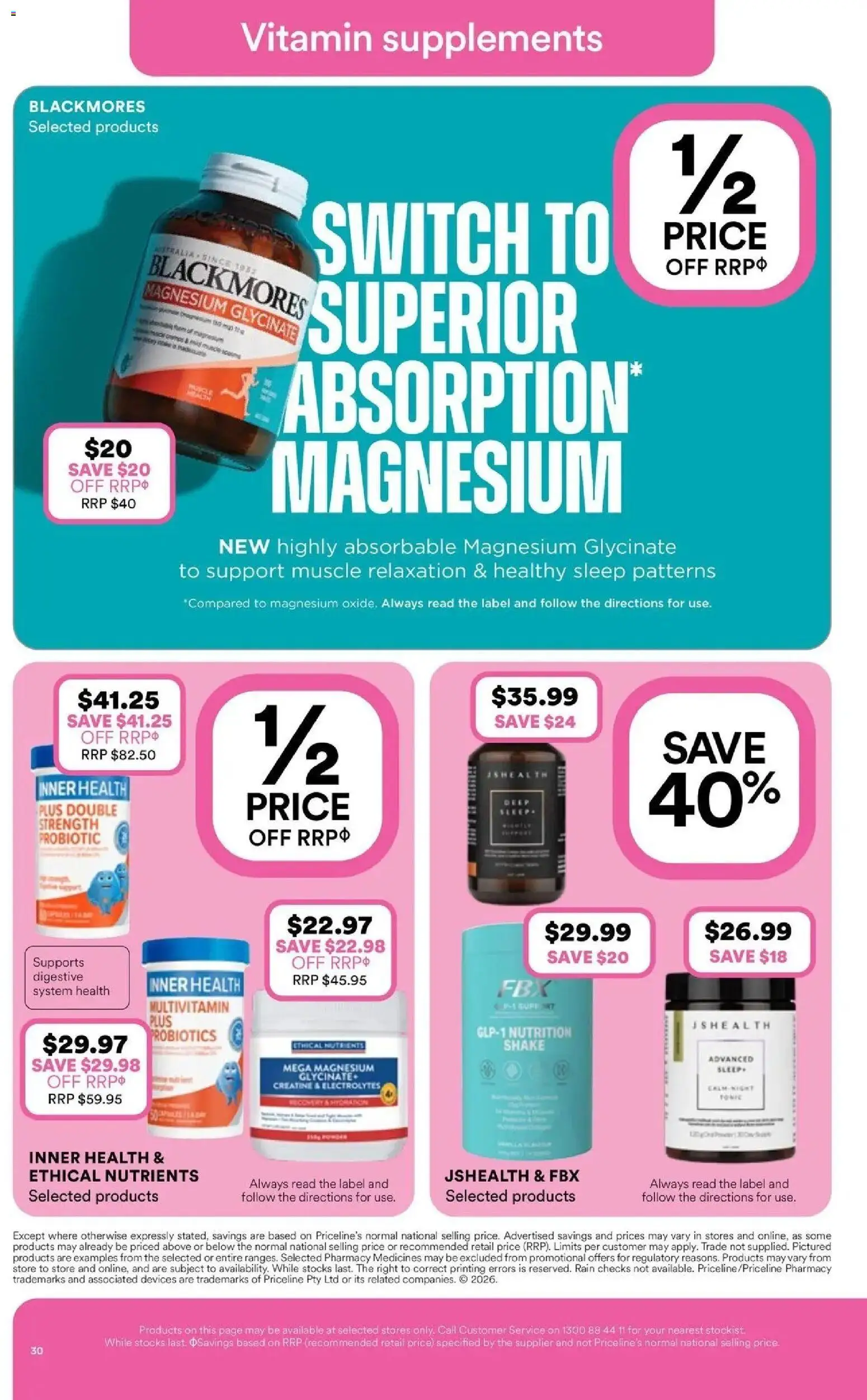 Priceline Pharmacy catalogue Melbourne - 29/10/2026 > weekly / monthly specials | Page: 30