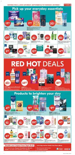 Preview of Shoppers weekly flyer / circulaire from shop Shoppers valid from Sep 26, 2026 | Page: 8