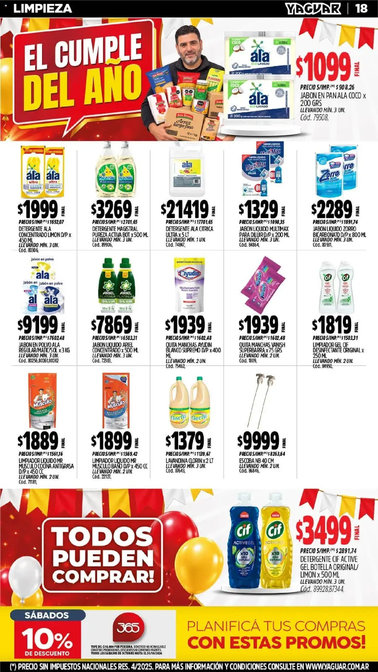 Yaguar - Oferta Semanal Mendoza │ válido desde el 12/10/2026 | Página: 20