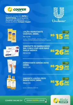 Cooper ofertas Especial Unilever - Pré-Visualização do folheto da loja Cooper, válido de 29/06/2026