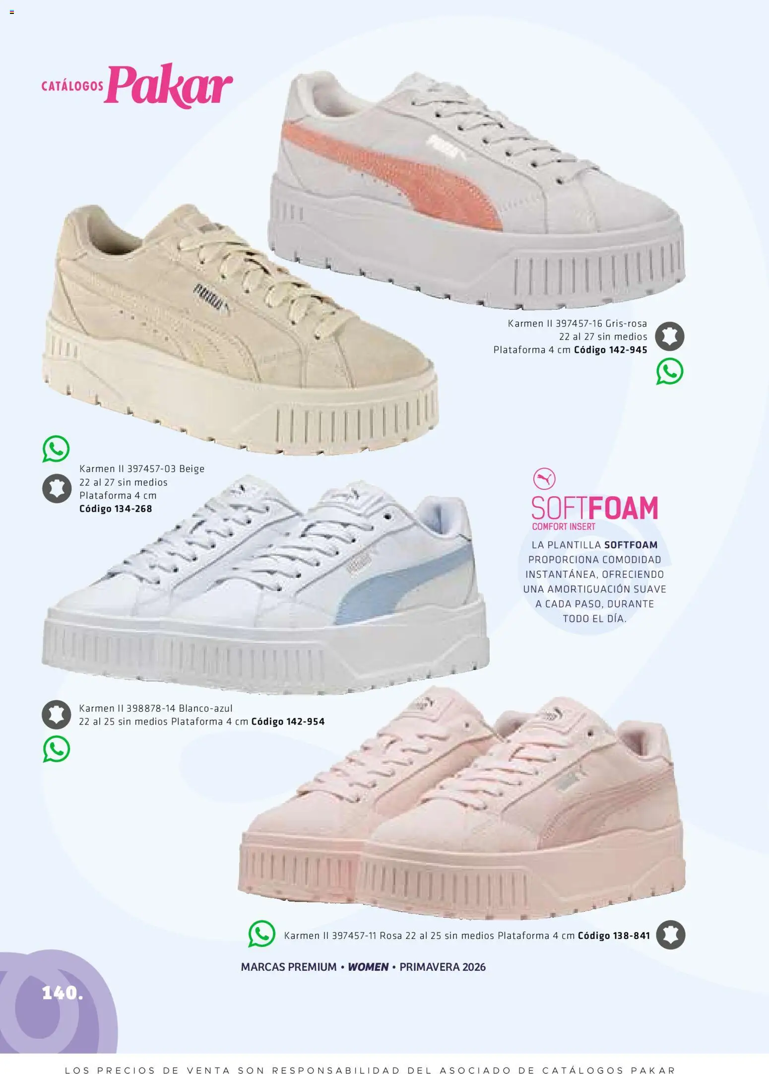 Nuevas ofertas de SC Pakar válidas en toda la República Mexicana desde el 27.02.2026. ¡Encuentra las mejores ofertas en SC Pakar catálogo Premium Women! | Página: 140