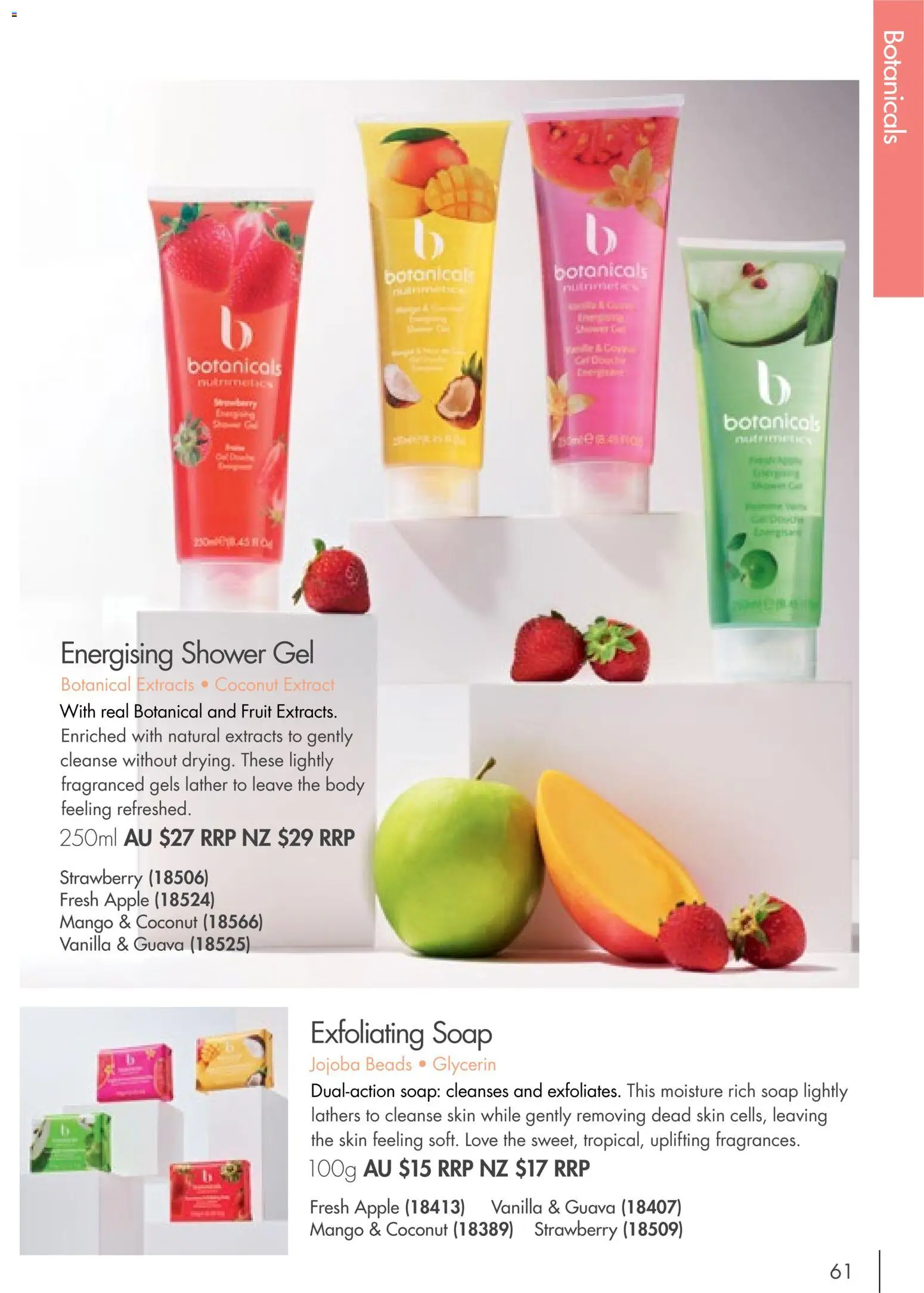 Nutrimetics catalogue - valid from 01/09/2026 | Page: 61 | Products: Soap, Shower gel, Mango, Coconut