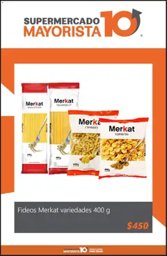 Mayorista 10 Ofertas  válido desde el 16.04.2026 | Página: 6 | Productos: Fideos