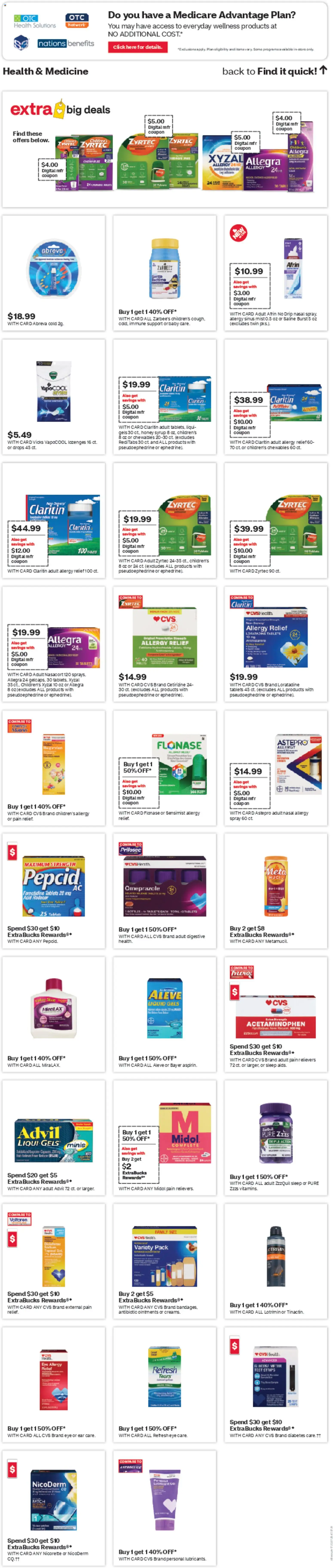 CVS Pharmacy Weekly Ad - NM - valid from 19.04.2026 | Page: 8 | Products: Tablet