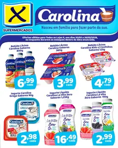 X Supermercados ofertas Carolina - Pré-Visualização do folheto da loja X Supermercados, válido de 20.05.2026