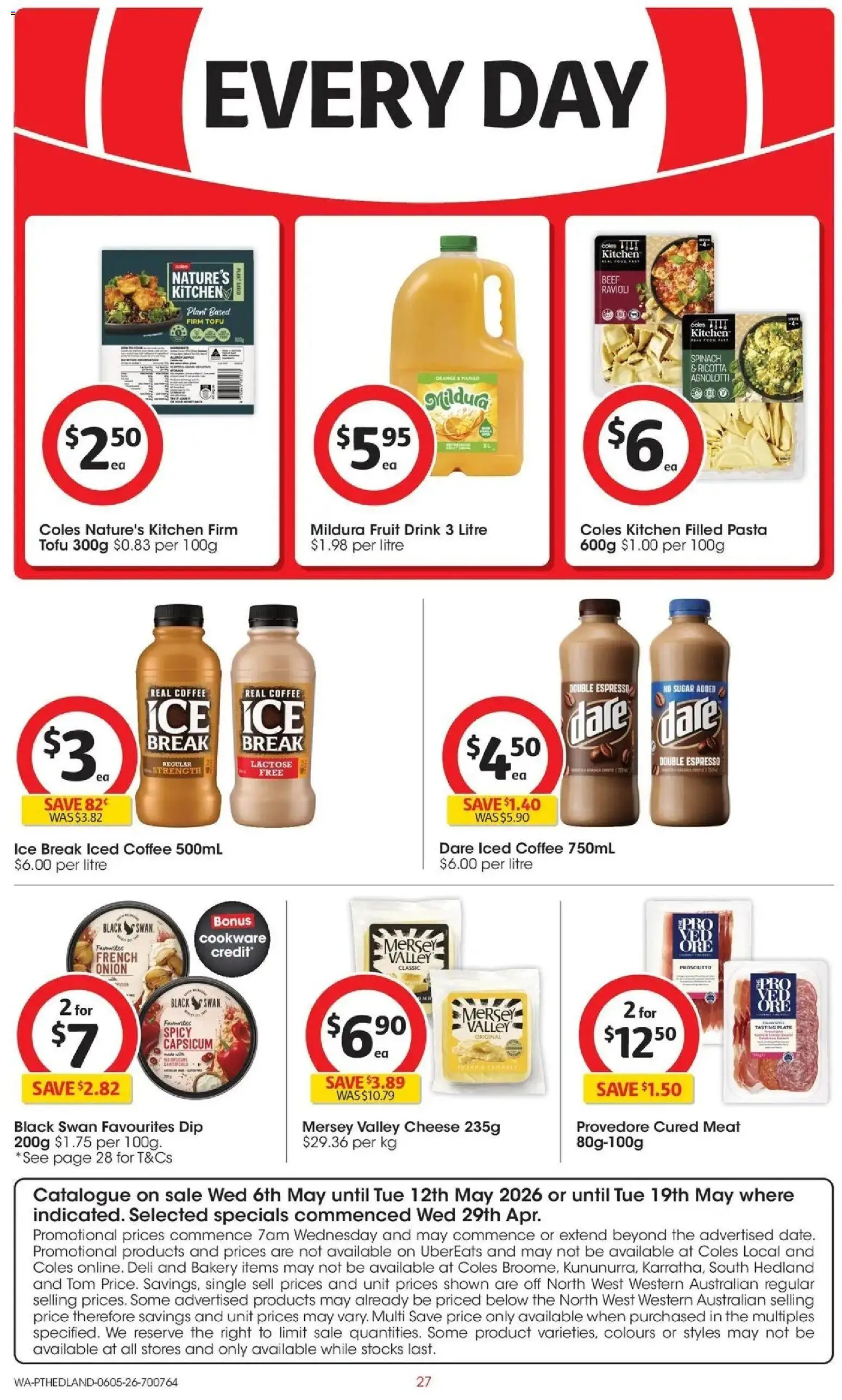 Coles catalogue - valid from 05.05.2026 | Page: 27 | Products: Capsicum, Pasta, Spinach, Sugar