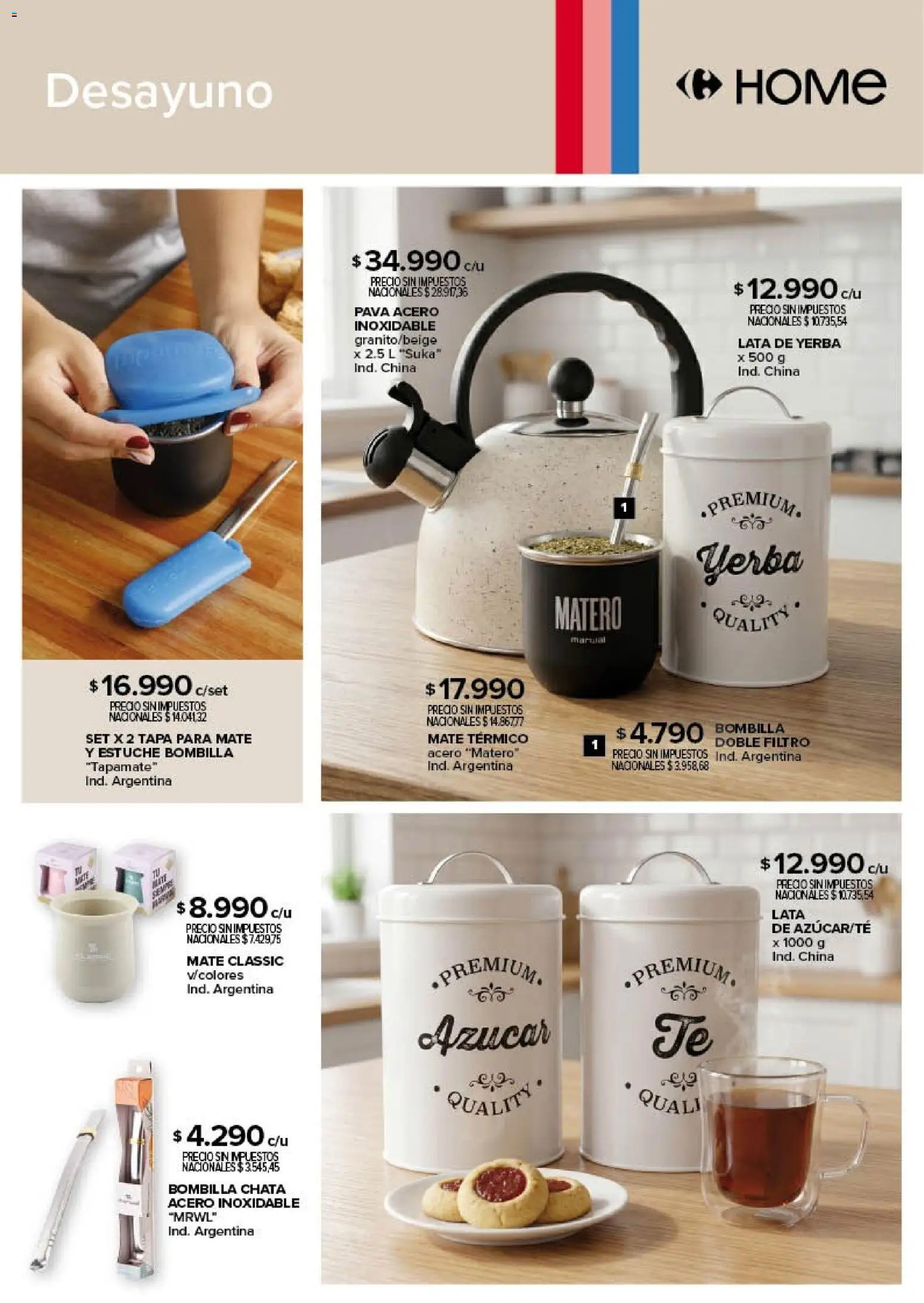Carrefour - Deco Hogar  │ válido desde el 30.04.2026 | Página: 11 | Productos: Mate, Azucar, Bombilla, Estuche