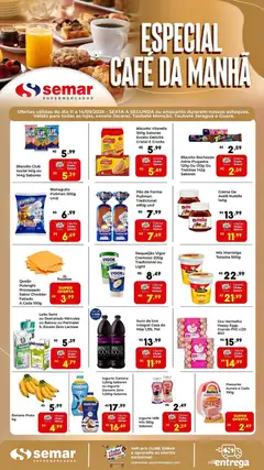 Semar Supermercado ofertas Café da Manhã - Pré-Visualização do folheto da loja Semar Supermercado, válido de 11/09/2026