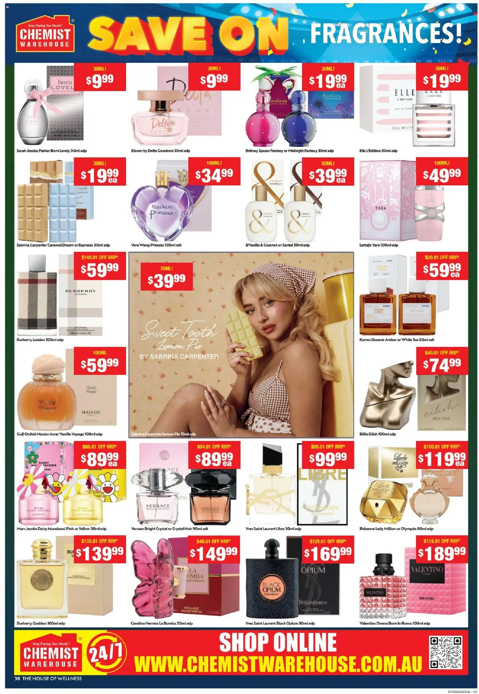 Chemist Warehouse catalogue - valid from 07/09/2026 | Page: 38 | Products: Lemon, Coconut, Burberry London, Vanilla
