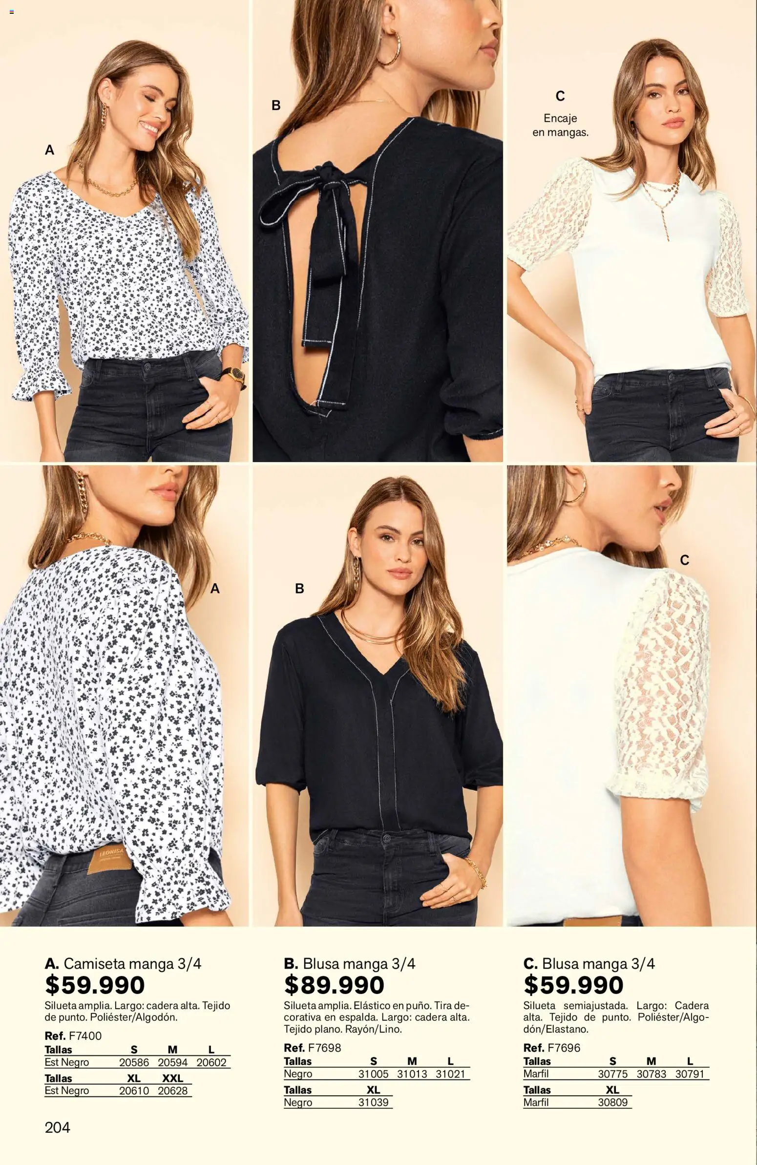 Leonisa revista - valida desde el 11/09/2026 | Página: 204 | Productos: Camiseta, Blusa