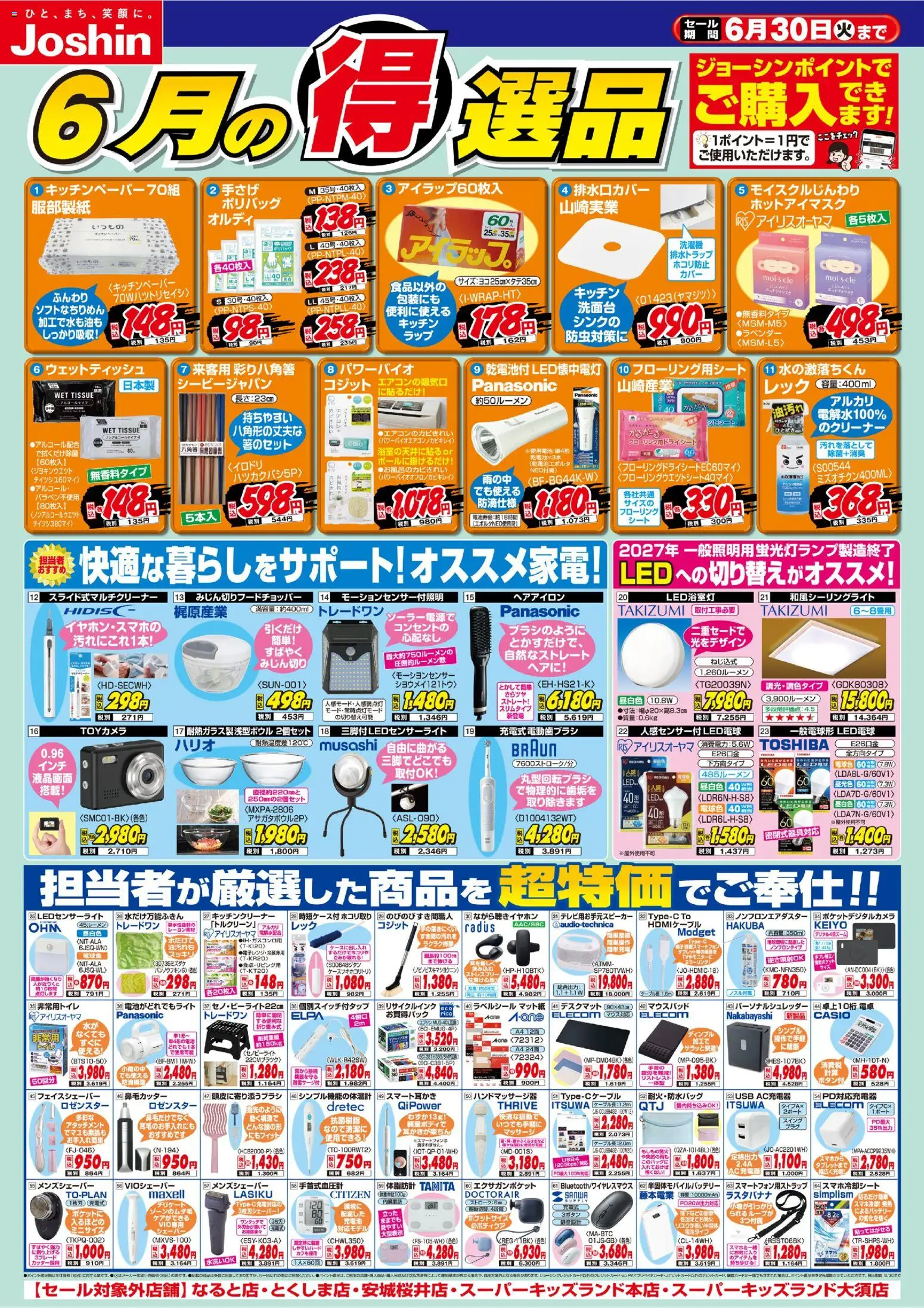 {H1} | ページ: 1 | 製品: ヘアアイロン, ケーブル, USB, 電卓