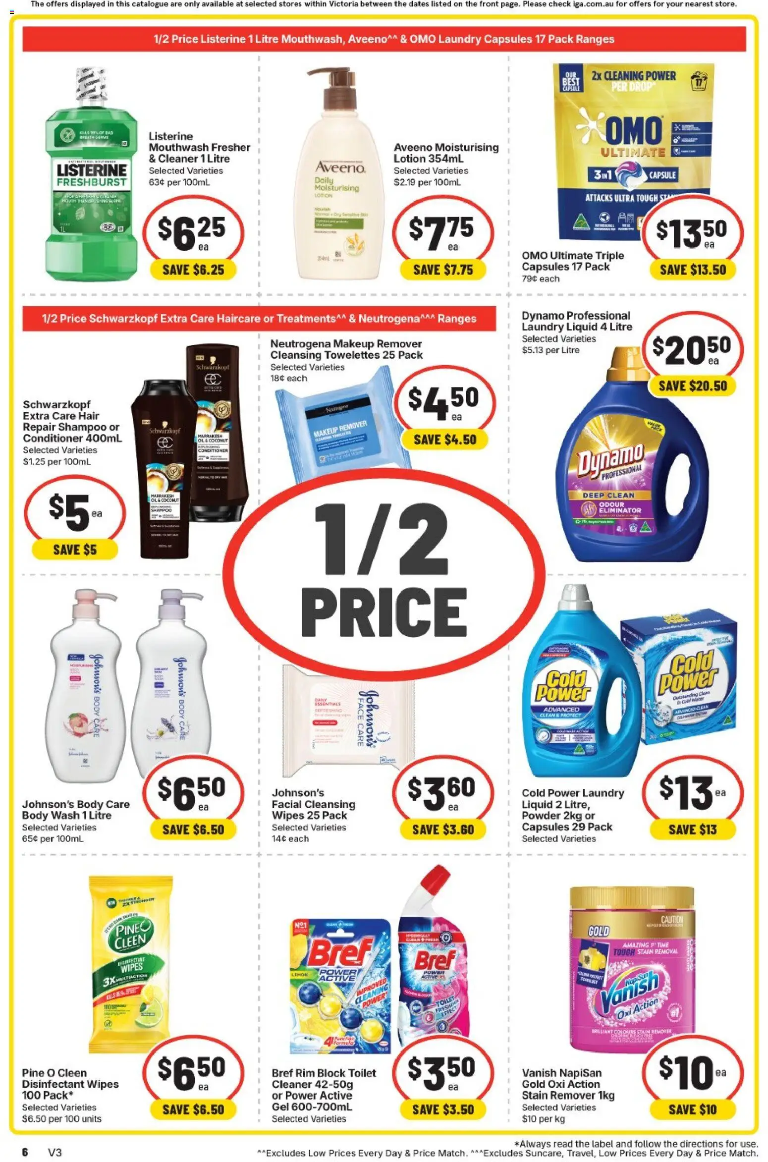 IGA catalogue - valid from 30/09/2026 | Page: 15 | Products: Toilet, Lotion, Stain remover, Disinfectant wipes