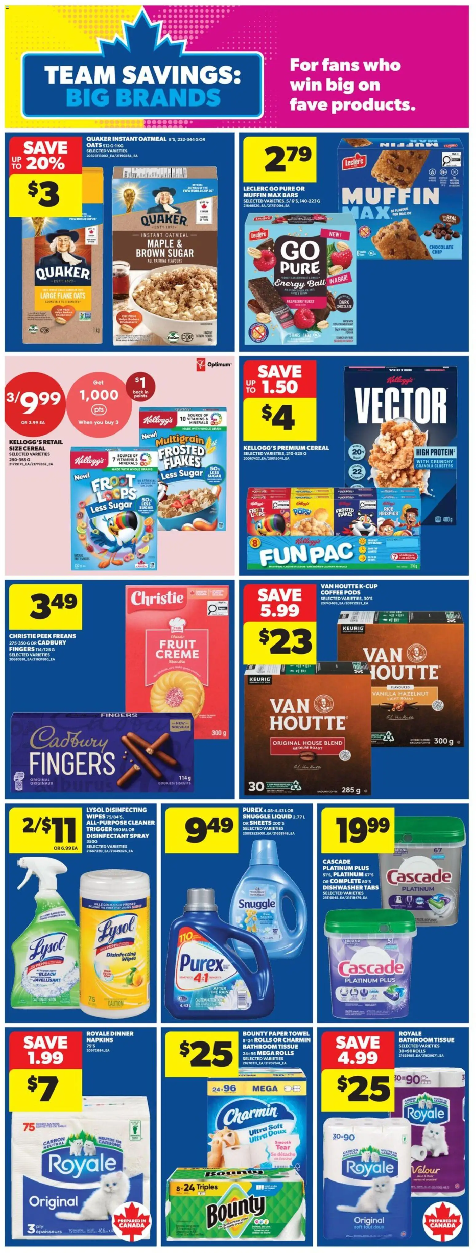 Real Canadian Superstore flyer valid from Jul 2, 2026 | Page: 21 | Products: Rice, Dishwasher, Coffee, Chocolate