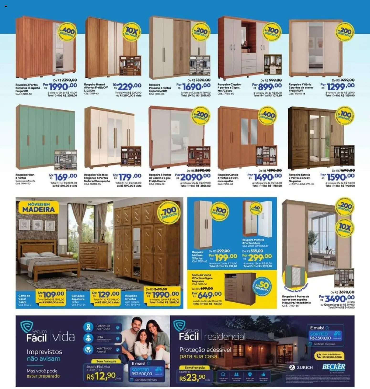 Lojas Becker Folheto - válido de 01/09/2026 | Página: 12 | Produtos: Sapateira, Portas, Espelho, Canela