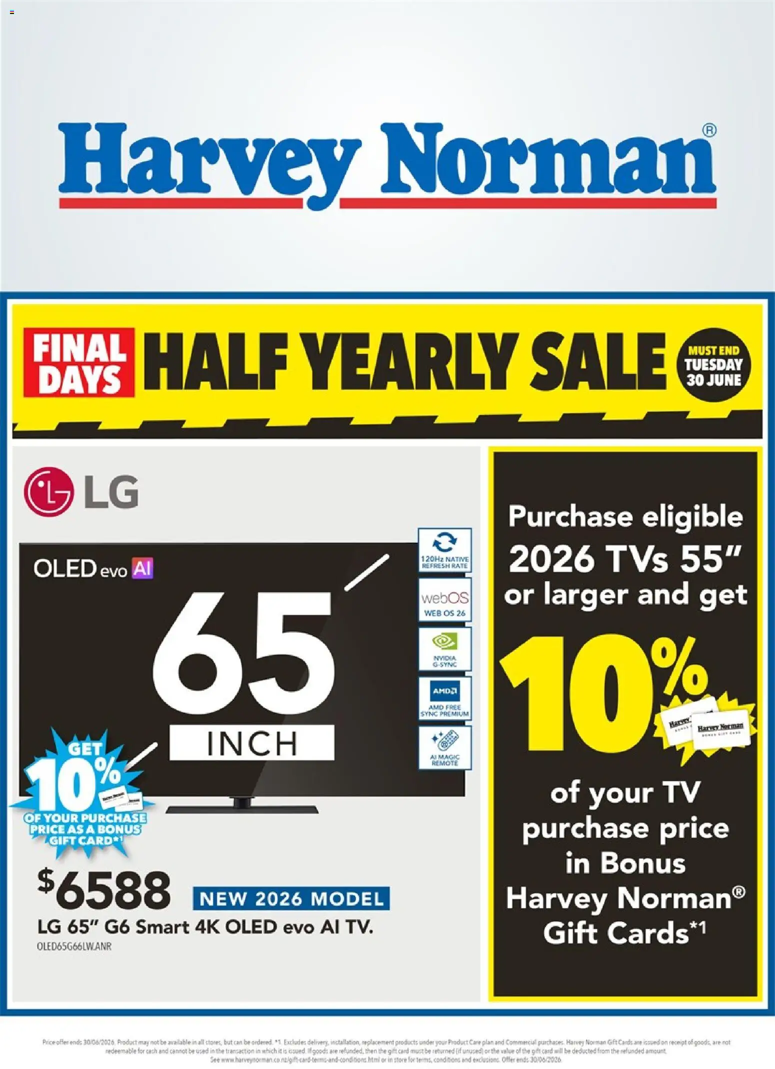 Harvey Norman catalogue from 27 Jun 2026 | Page: 1