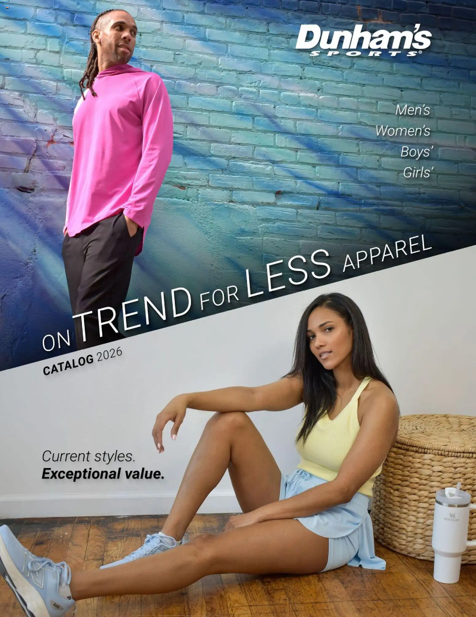 Dunham's Sports On Trend For Less Apparel Catalog - valid from 07.05.2026 | Page: 1
