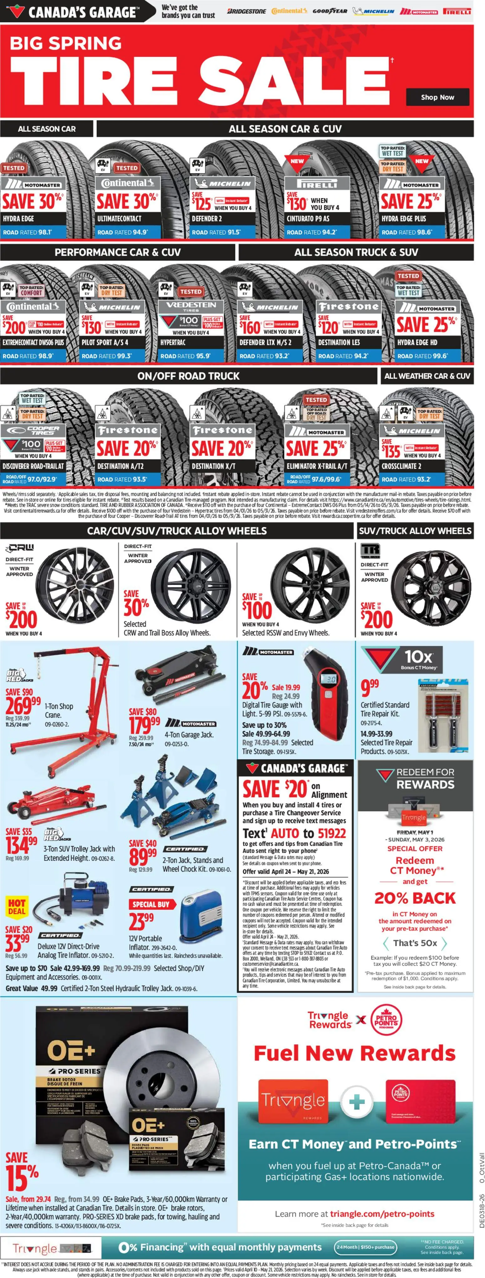 Canadian Tire Flyer from Apr 30, 2026 - Unlock Huge Savings | Canada