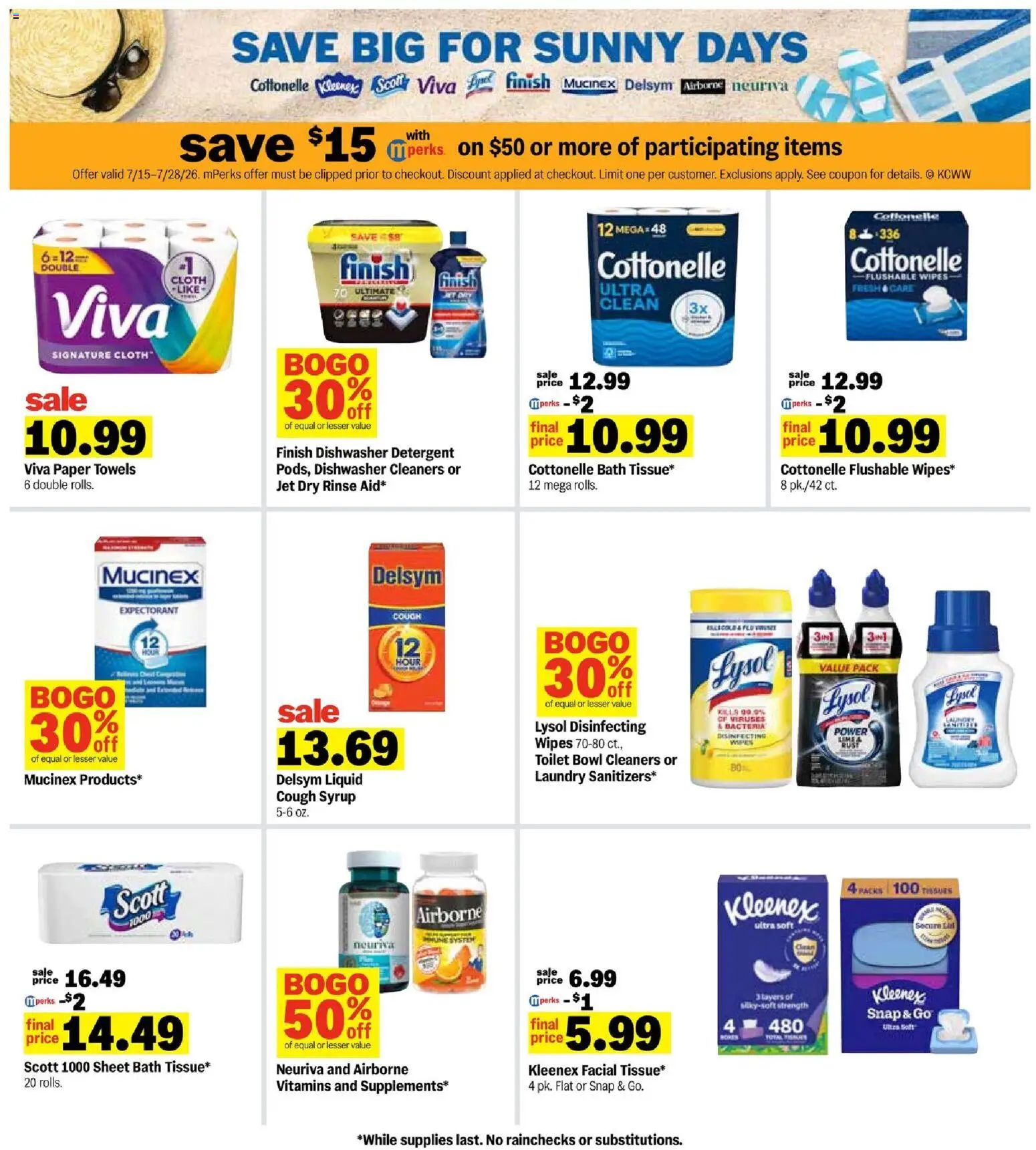 Meijer Weekly Ad - valid from 07/15/2026 | Page: 35 | Products: Bath, Syrup, Lime, Sheet