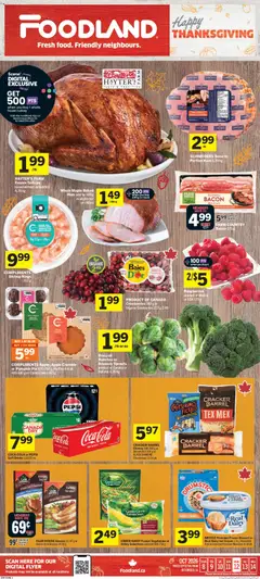 Preview of Foodland weekly flyer / circulaire from shop Foodland valid from Oct 8, 2026