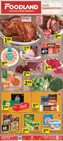Preview of Foodland weekly flyer / circulaire from shop Foodland valid from Oct 8, 2026