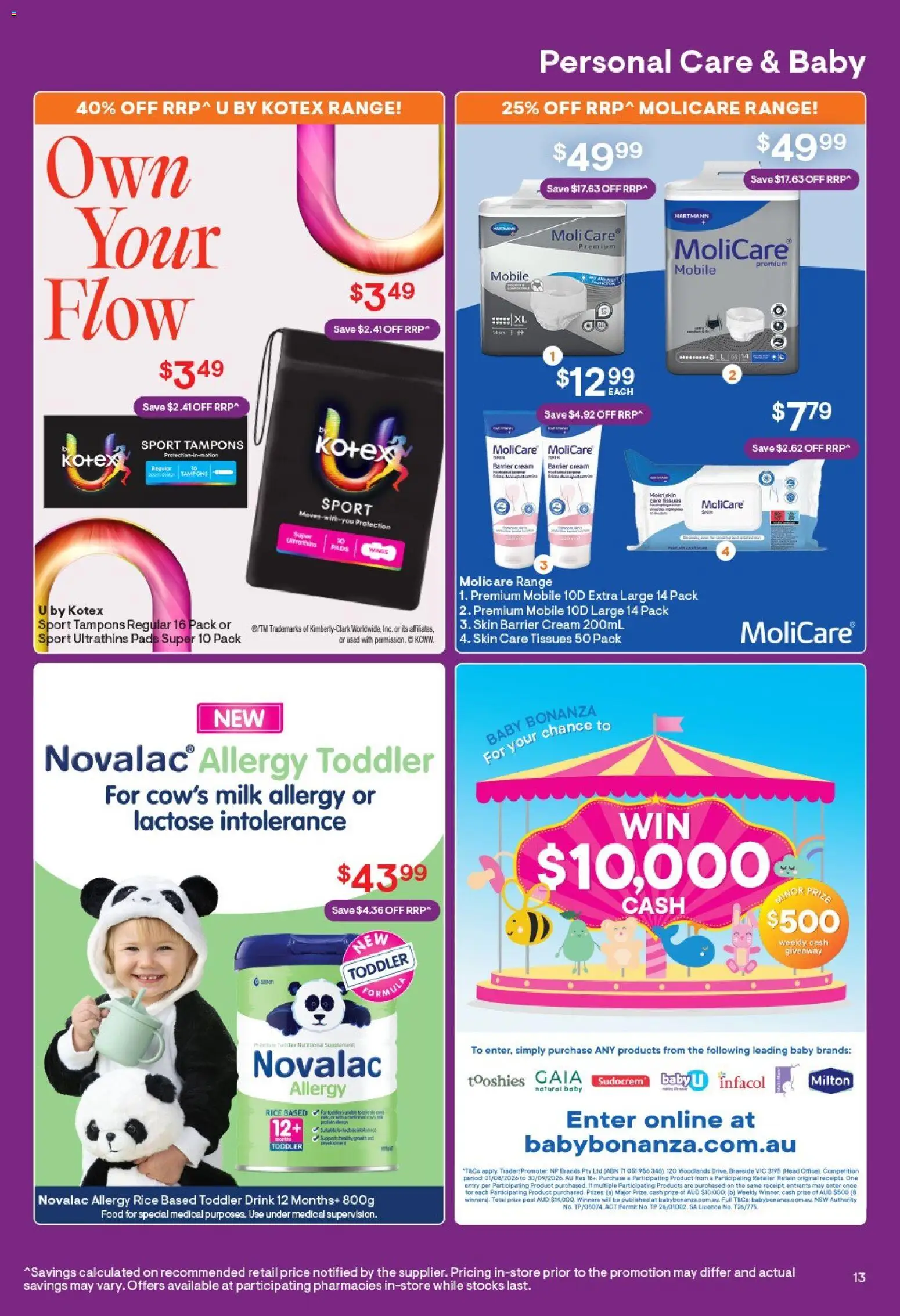 Discount Drug Stores catalogue - valid from 14/09/2026 | Page: 14 | Products: Milk, Rice, Tissues, Allergy