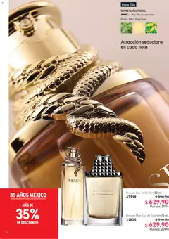 Vista previa de Oriflame campaña 11 2026, nuevo folleto de la tienda, válido en México a partir del 01/08/2026 | Página: 22 | Productos: Piña, Eau de toilette