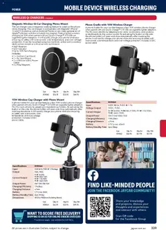 Preview of Jaycar Engineering & Scientific Catalogue 2025/2026  - valid from 09.07.2025 | Page: 339 | Products: Battery, Device, Iphone, Usb