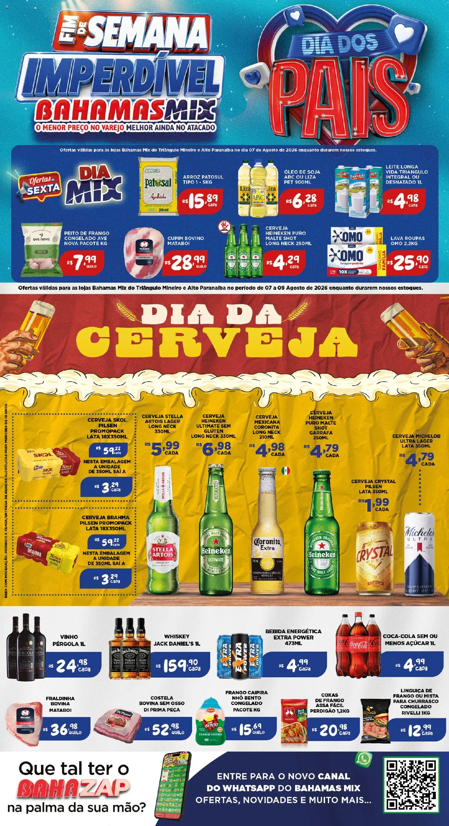 Bahamas Mix Folheto - válido de 07/08/2026 | Página: 1 | Produtos: Bebida energética, Arroz, Roupas, Bebida