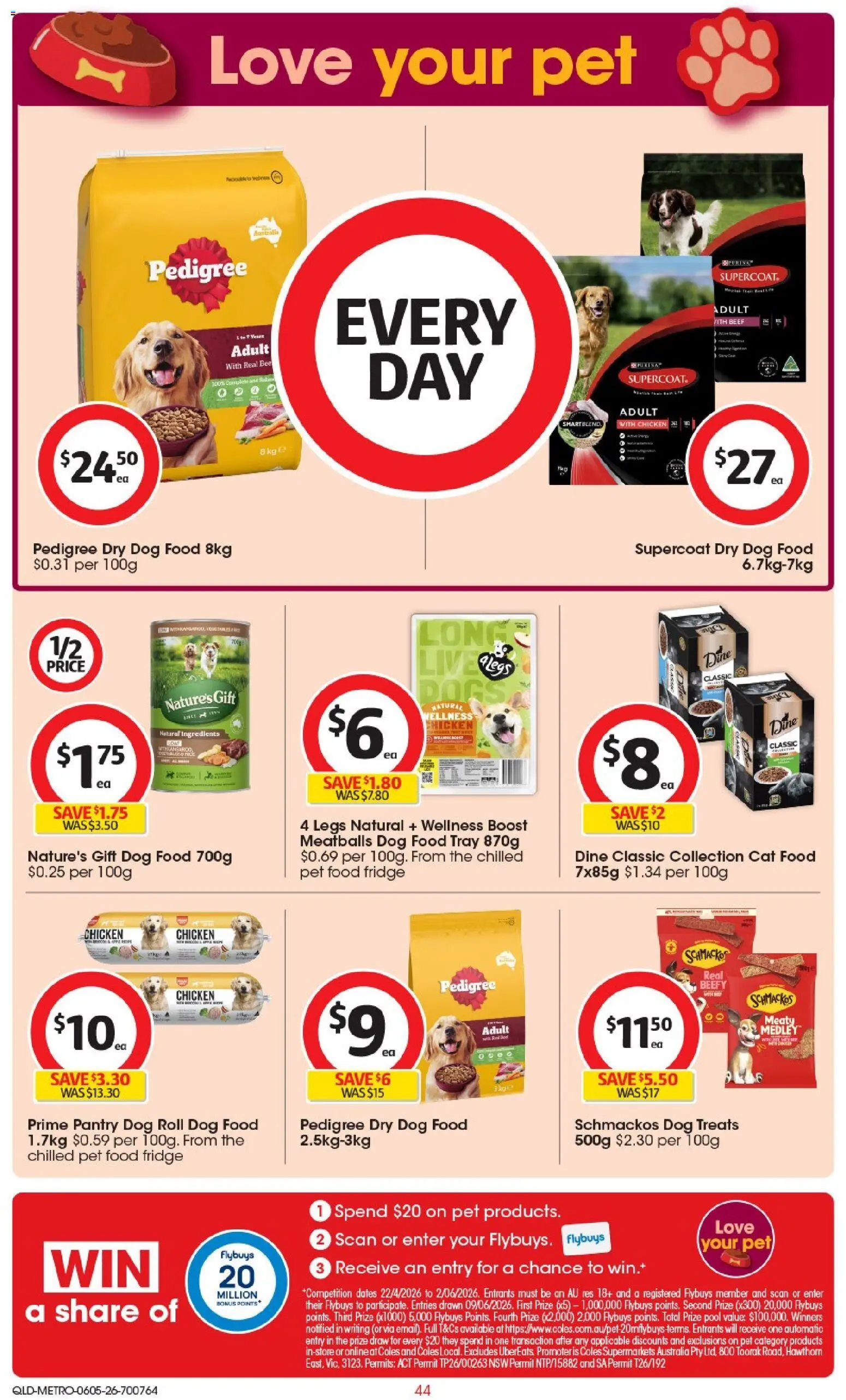 Coles catalogue - valid from 06.05.2026 | Page: 42 | Products: Chicken, Beef, Dog food, Fridge