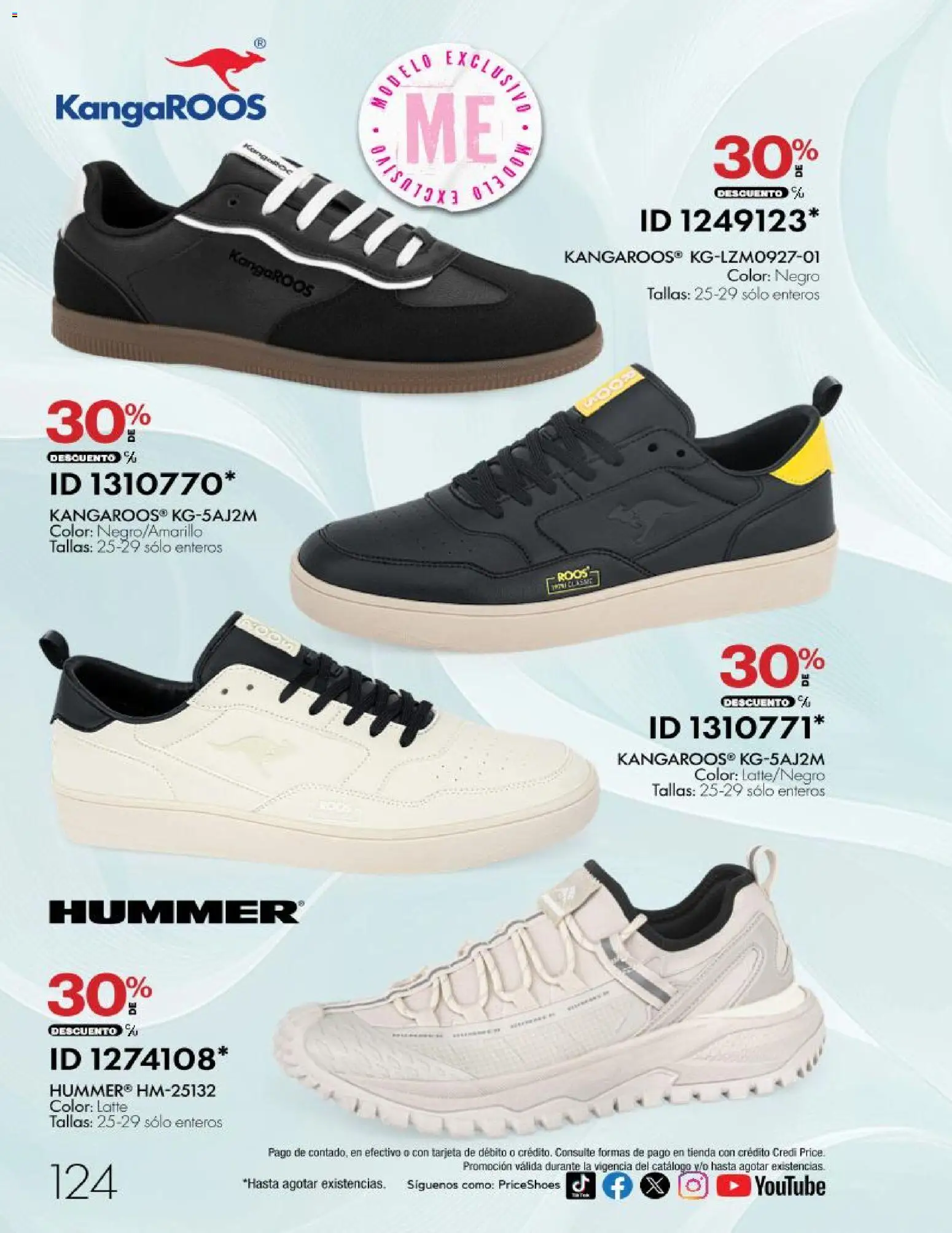 Nuevas ofertas de Price Shoes válidas en toda la República Mexicana desde el 28/10/2026. ¡Encuentra las mejores ofertas en Price Shoes catálogo 10 pagos sin intereses! | Página: 124
