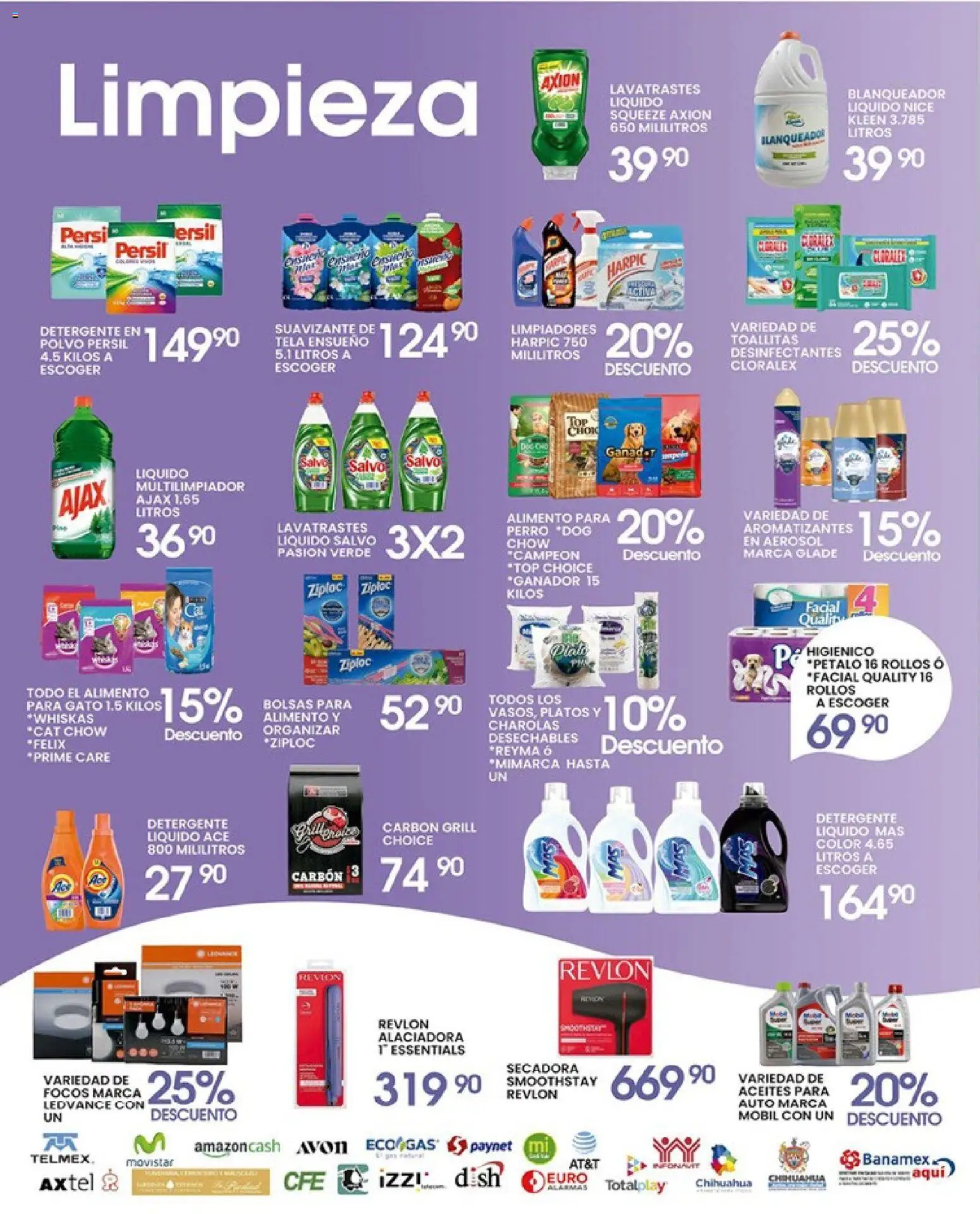 Nuevas ofertas de Alsuper válidas en toda la República Mexicana desde el 08.05.2026. ¡Encuentra las mejores ofertas en Alsuper folleto Chihuahua-Ciudad! | Página: 5 | Productos: Detergente, Secadora, Suavizante, Polvo