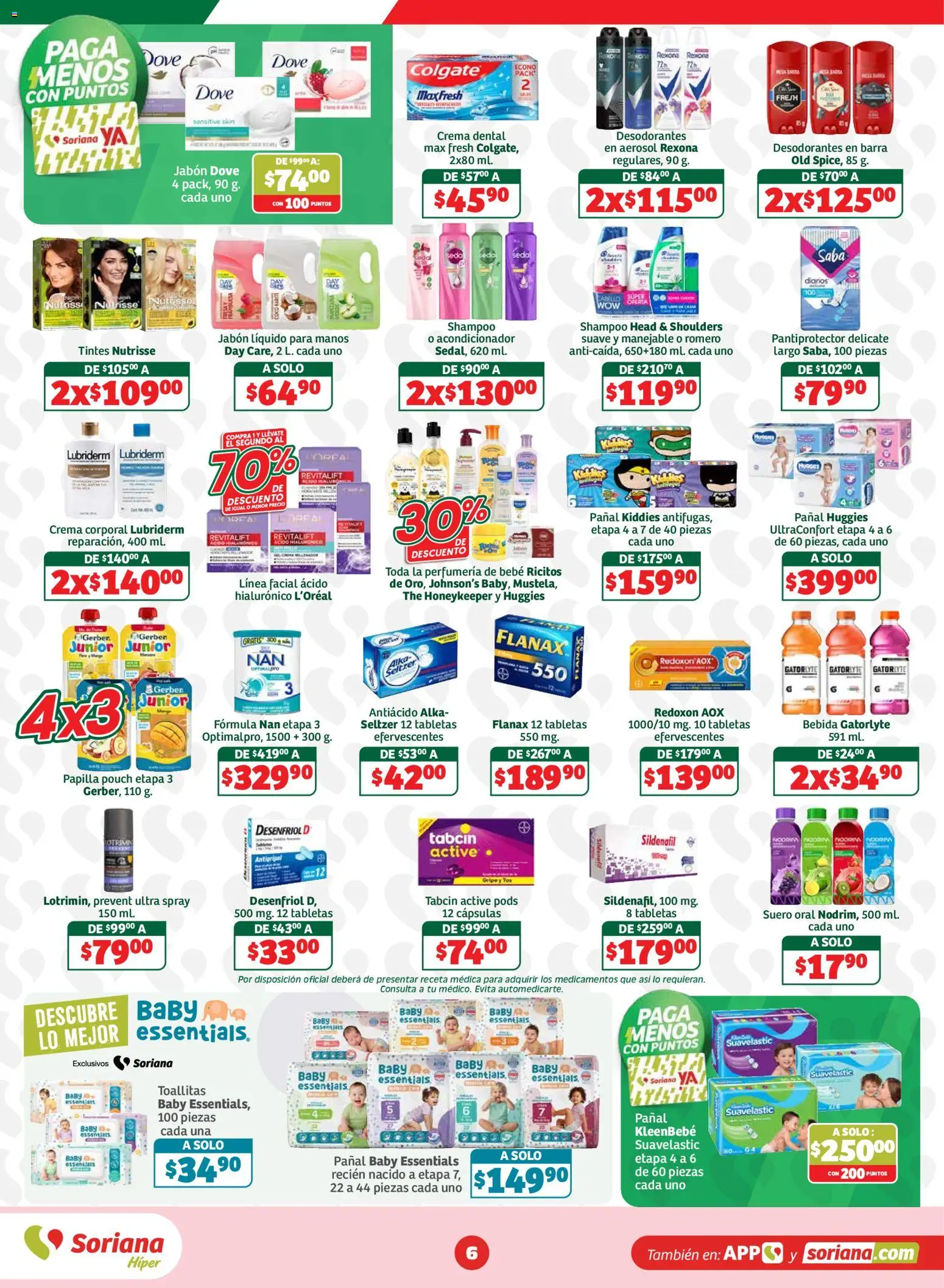 Nuevas ofertas de Soriana válidas en toda la República Mexicana desde el 18/09/2026. ¡Encuentra las mejores ofertas en Soriana En México Oferta se dice Soriana Híper Nacional! | Página: 6