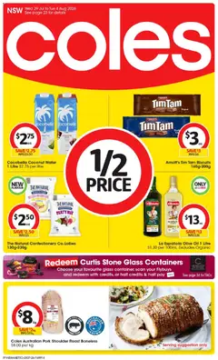 Preview of Coles catalogue - valid from 29/07/2026