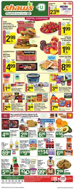Preview of Shaw's weekly ads valid from 07/10/2026