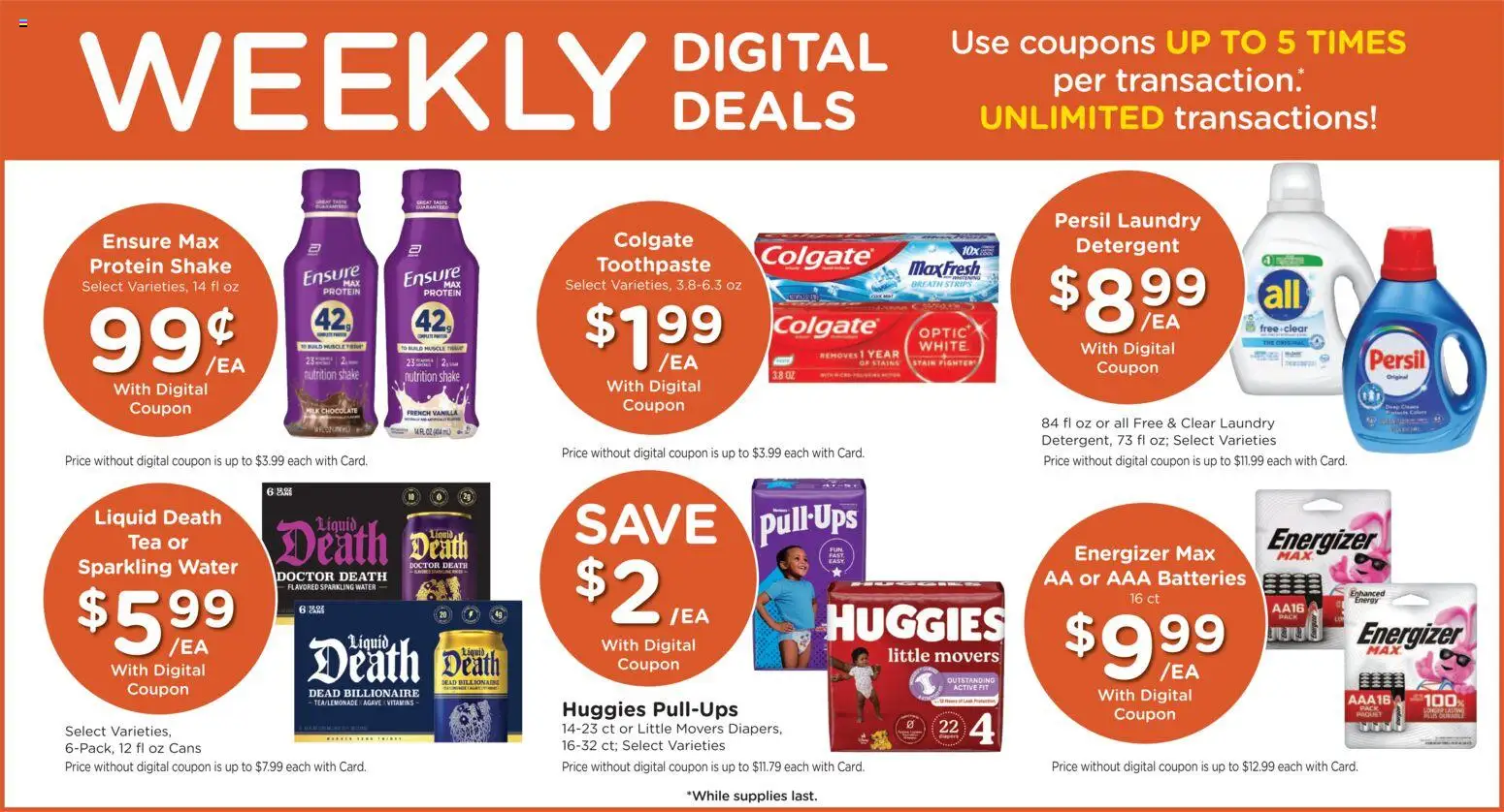 Mariano's Weekly Ad - valid from 08/05/2026 | Page: 5 | Products: Milk, Chocolate, Tea, Water