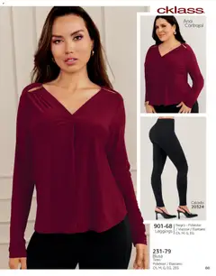 Vista previa de Cklass catálogo Otoño Invierno, nuevo folleto de la tienda, válido en México a partir del 08/07/2026 | Página: 69 | Productos: Blusa, Leggings
