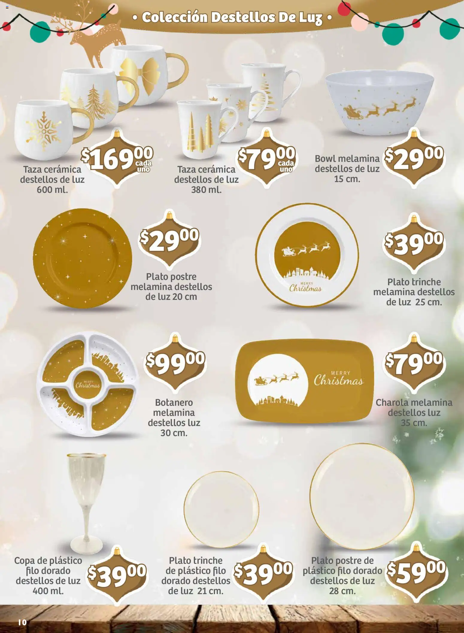 Nuevas ofertas de Soriana válidas en toda la República Mexicana desde el 30/09/2026. ¡Encuentra las mejores ofertas en Soriana folleto Decoración de Navidad Mercado! | Página: 10