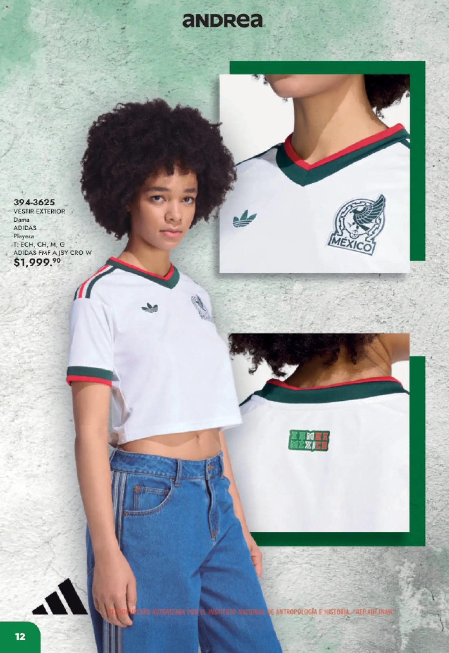 Nuevas ofertas de Andrea válidas en toda la República Mexicana desde el 17.05.2026. ¡Encuentra las mejores ofertas en Andrea catálogo Listos para ganar! | Página: 12 | Productos: Playera