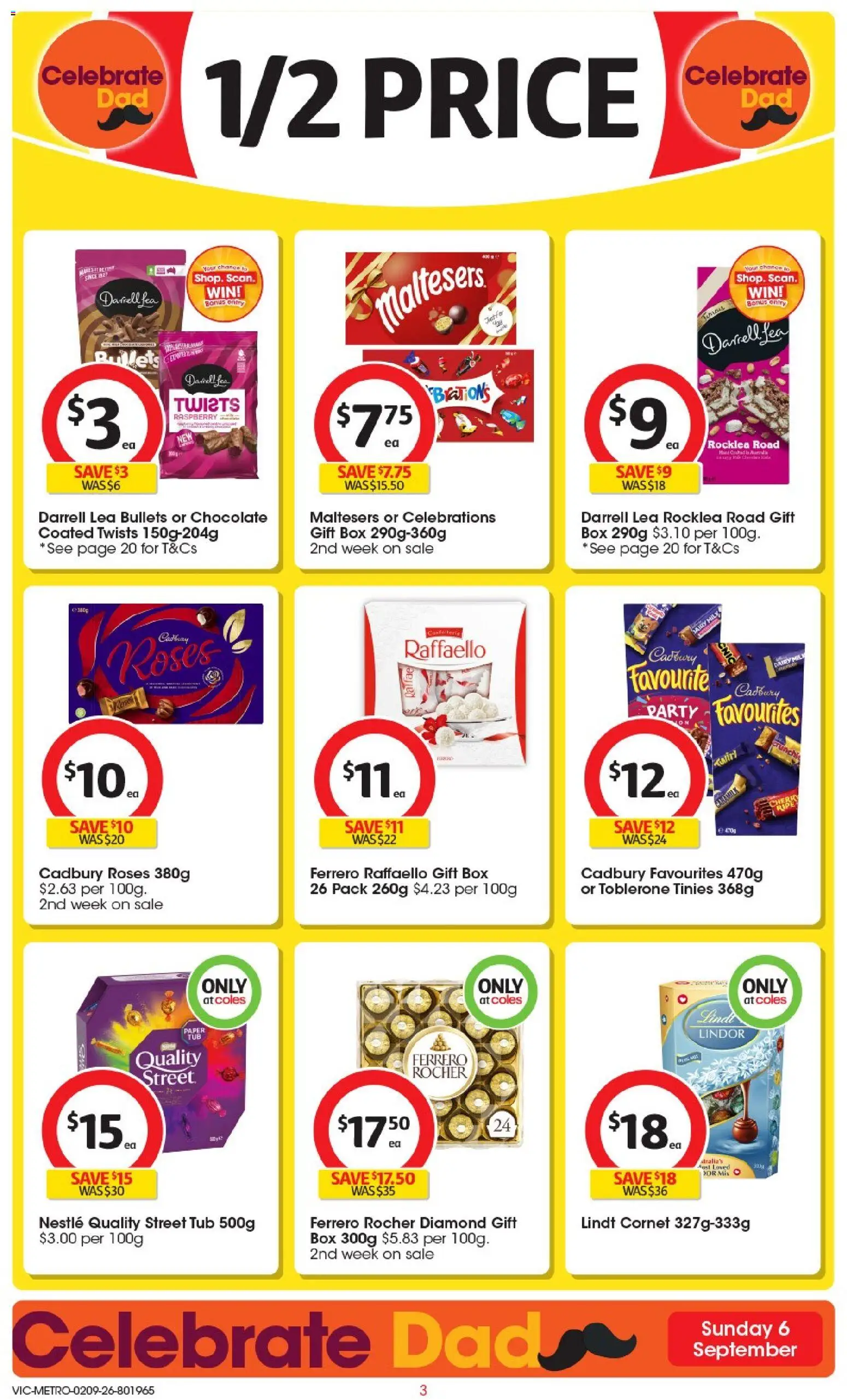 Coles catalogue - valid from 02/09/2026 | Page: 4 | Products: Diamond, Milk, Chocolate, Raspberry