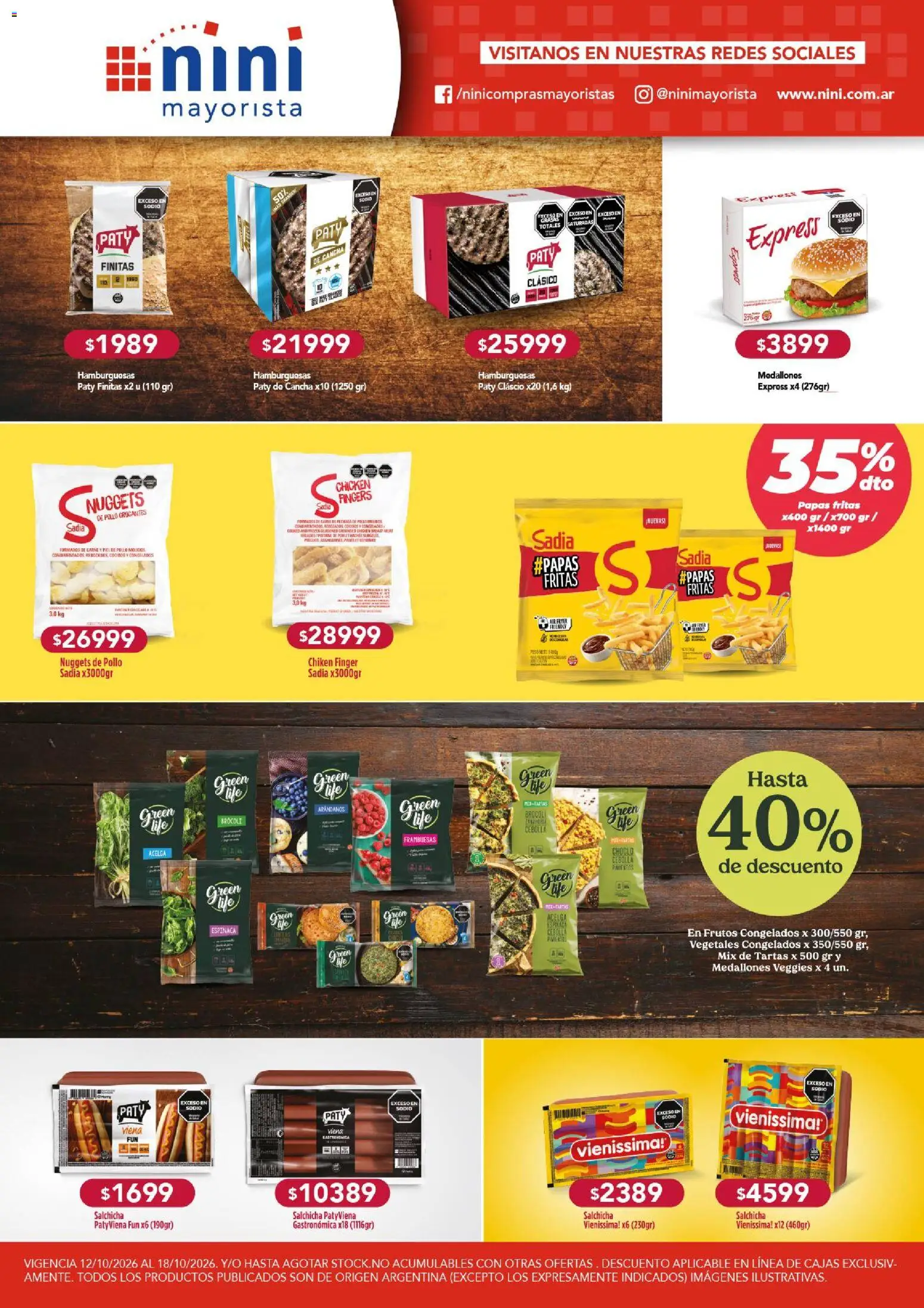 NINI Mayorista - Nuestros frescos a tu mesa │ válido desde el 12/10/2026 | Página: 4