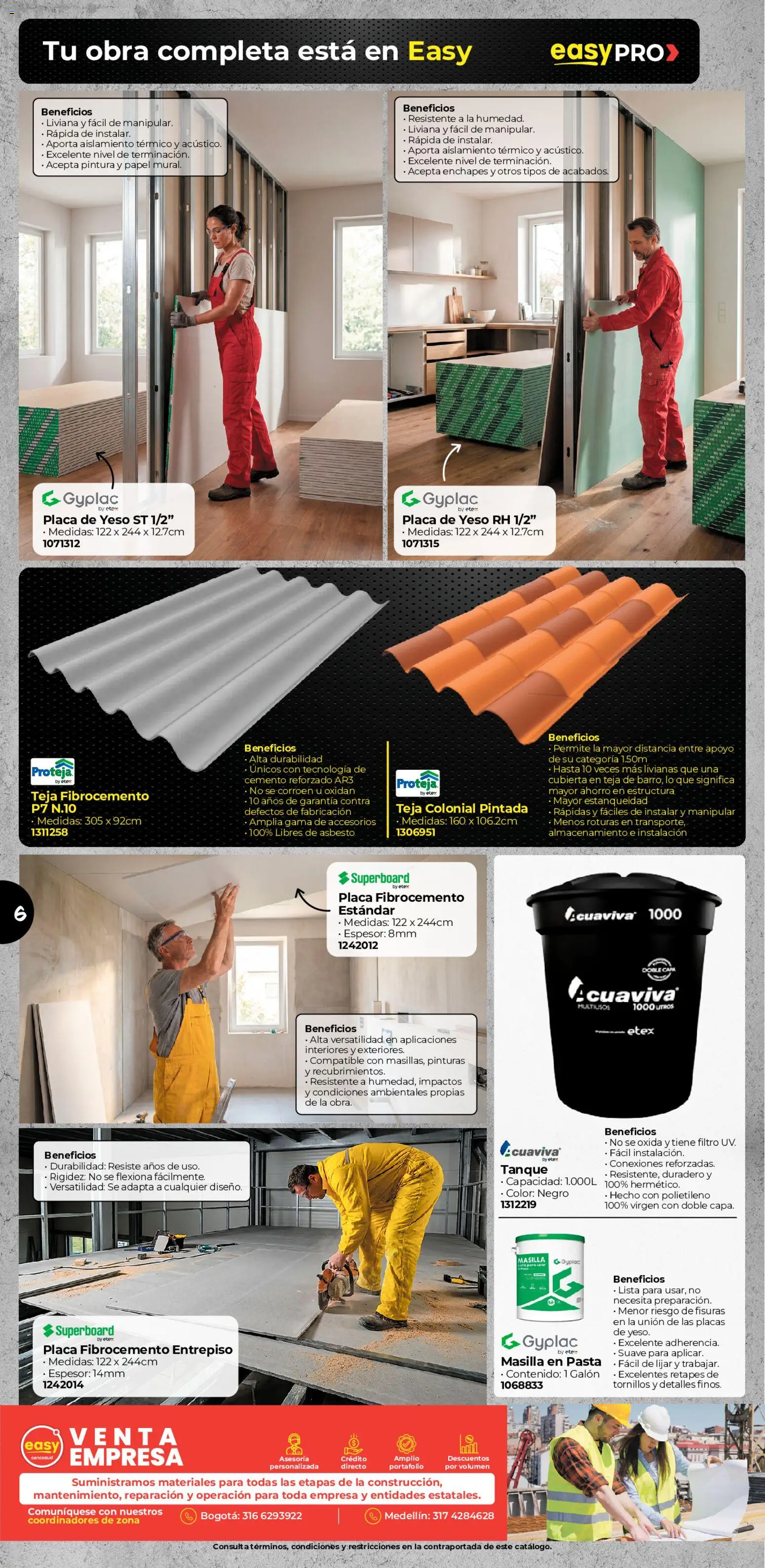Easy revista - valida desde el 27/05/2026 | Página: 6 | Productos: Pintura, Pasta, Yeso