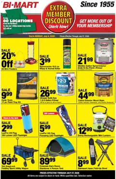 Preview of Bi-Mart weekly ads valid from 07/06/2026 | Page: 9 | Products: Tent, Pc