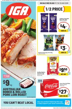 Preview of IGA catalogue QLD - valid from 19/08/2026