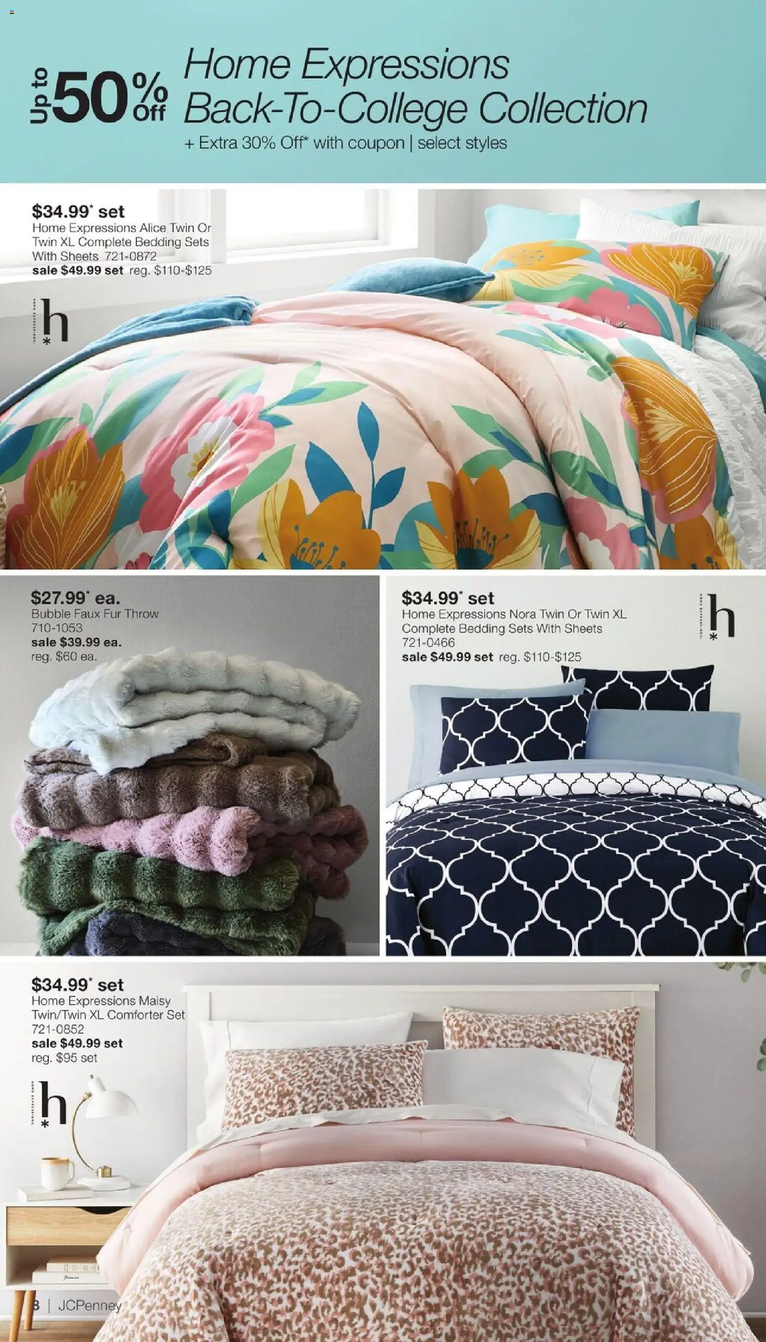JCPenney Semi-Annual Home Sale - valid from 07/13/2026 | Page: 7 | Products: Comforter